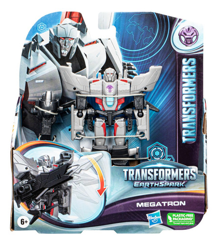 Figura De Acción Transformers Earthspark Warrior Megatron