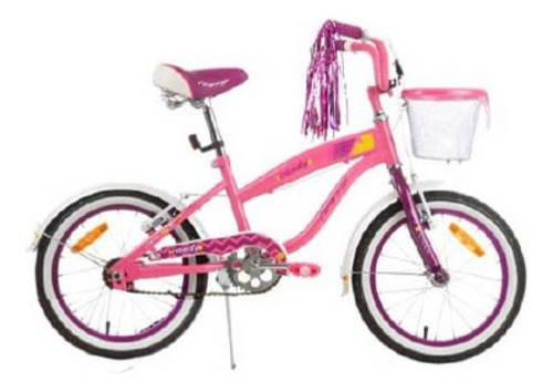 Bicicleta Gw Candy R20 Niña 8-12años Acero Canasta