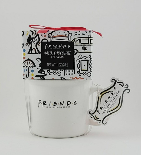 Mug Friends Set Con Cocoa Mix Importado.