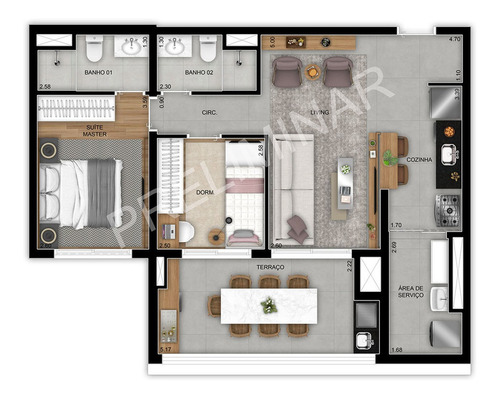 Imagem 13 de 15 de Apartamento À Venda No Bairro Jardim Prudência - São Paulo/sp - O-18518-30876
