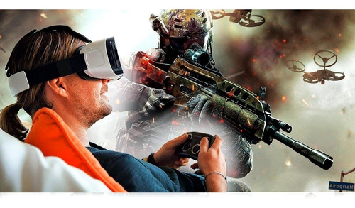Imagen 4 de 6 de Gafas Realidad Virtual 3d Vr Box + Control Bluetooth Juegos