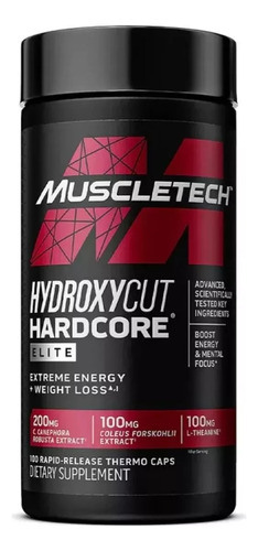 Hydroxycut Hardcore Elite - Unidad a $1080