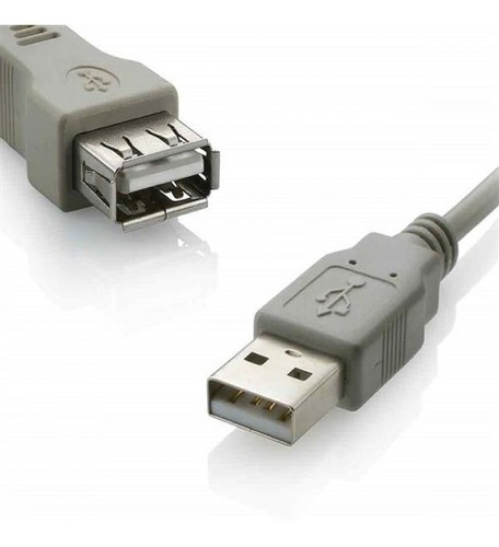 Cabo Multilaser Extensor Usb 2.0 Macho/femea 1.8 Wi026 17942 Cor Cinza