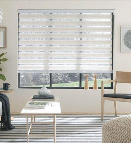 Persiana Rolo Duplo Bandô Sunny Linho 120 L X 160 A Cortina