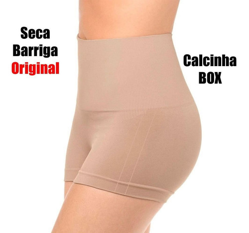 Imagem 4 de 5 de Calcinha Box Seca Barriga Corpo Modelado Com Compressao