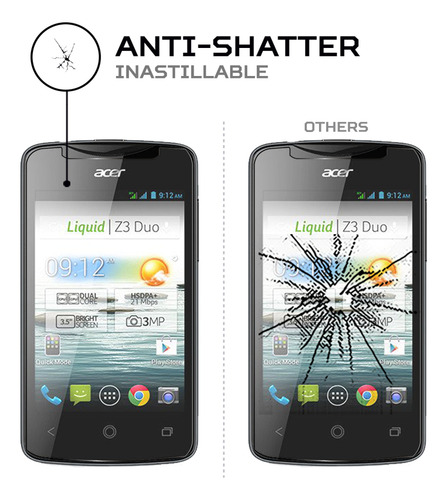 Protector Mica Pantalla Para Acer Liquid Z3