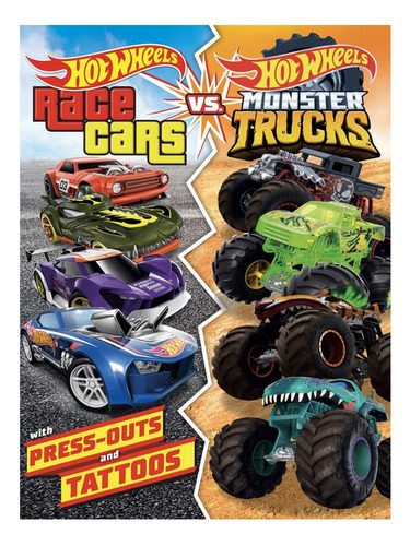 Hot Wheels: Race Cars Vs. Monster Trucks - Autor. Eb07