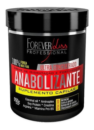 Anabolizante Capilar  Forever Liss 950g - Obeleza