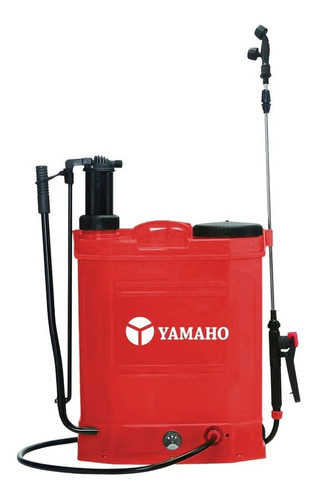 Pulverizador Elétrico Costal 2 Em 1 Manual 20 Litros Yamaho Cor Vermelho