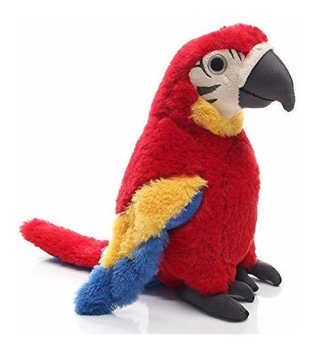 Levenkeness Macaw Parrot Plush, Blue Bird Stuffed Gcb2p