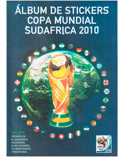 Álbum De Figurinhas Copa Mundial Sudafrica Ed. Argentina