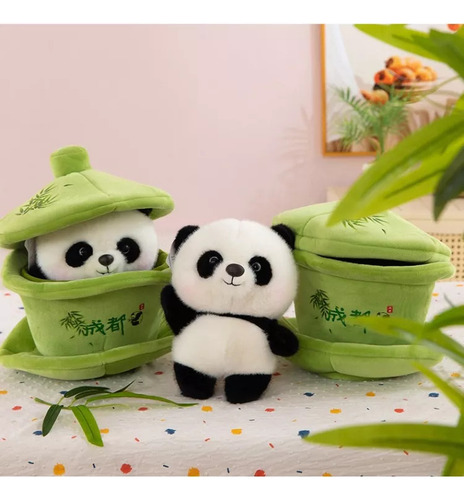 H Regalo De Recuerdo For Una Muñeca Panda Con Forma De Taza