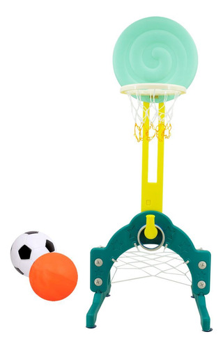 Tablero Aro Basketball + Base + Red + Pelotas +juego Anillos