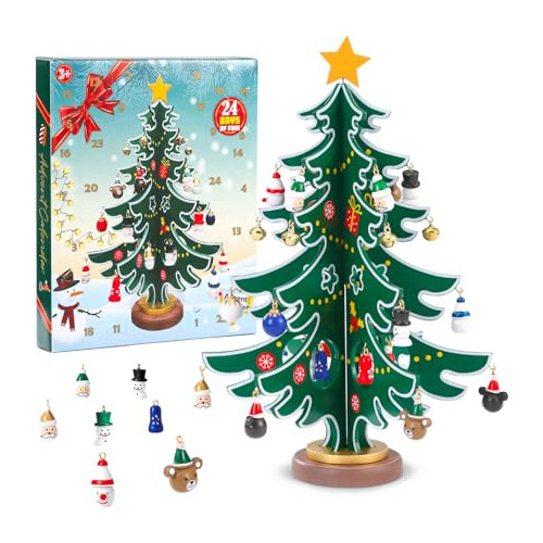 Calendario De Adviento De Navidad 2023 Árbol De Navida...