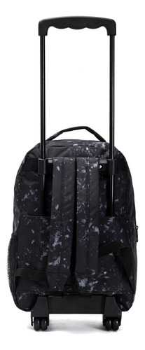 Mochila Carro 17 Goodpak Escolar Estampada Colegio Primaria Color Black/white Diseño De La Tela Estampado