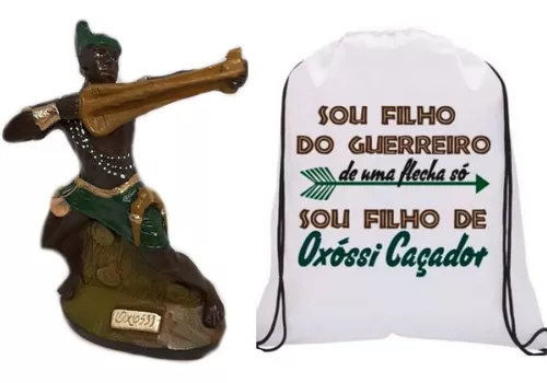 Saquinho De Oxford Para Guias Personalizado Orixá Oxóssi