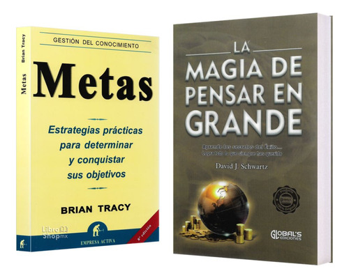 Metas + Magia De Pensar En Grande Pack 2 Libros