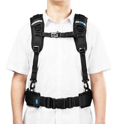 Chaleco con cinturón para objetivo JJC y funda de cámara flash