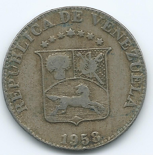 Moneda 5 Céntimos De 1958 ( Puya )