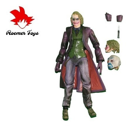 Imagen 3 de 5 de El Guasón El Joker Figura De Colección Dc Medida :22 Cm