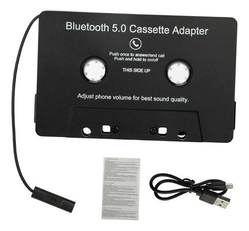 Adaptador Bluetooth A Cassette Auxiliar Con Batería