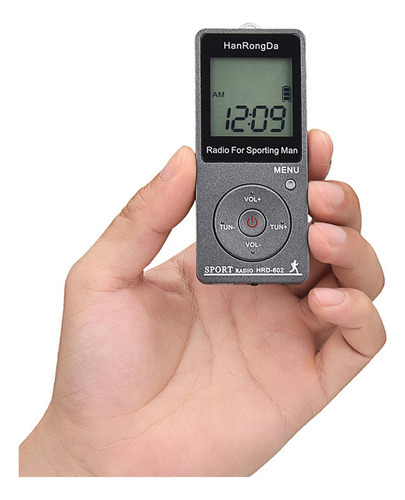 Hrd-602 Portable Radio Receiver Fm/am Radio Lcd Display L 6