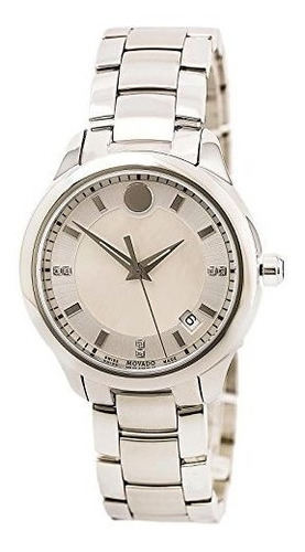 Reloj Movado Para Mujer 0606978 De Cuarzo Color Mother Of