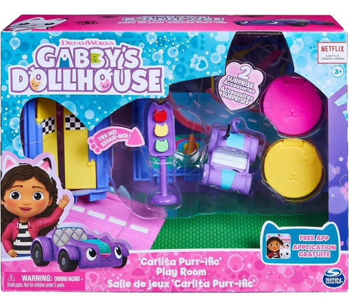 Gabby's Dollhouse Sala De Juegos Carlita Purr Ific