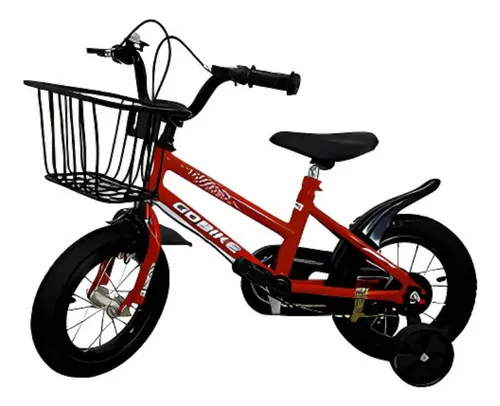 Bicicleta Con Canasto Infantil Aro 12