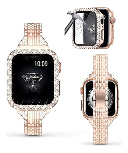 Mofree Compatible Con Apple Watch Band 40mm Bling Series 6 S