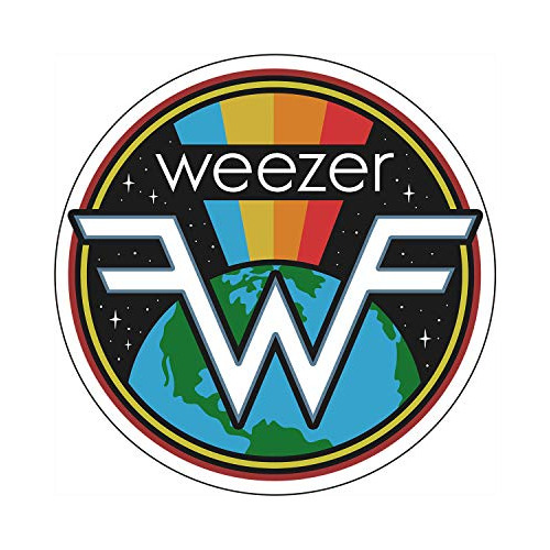 Weezer Earth Rainbow - Adhesivo Decorativo, Multicolor