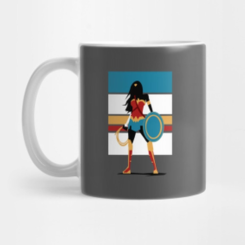 Taza Wonder Woman Mujer Maravilla Freekomic B12