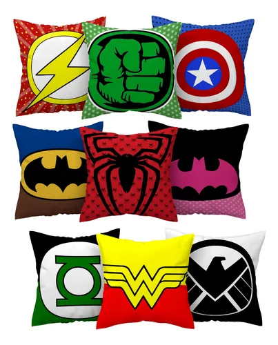 Almohadones superheroes sale