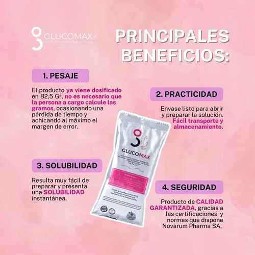 Kit 150 Suplemento Dietario A Base De Glucosa Glucomax 82 Gr