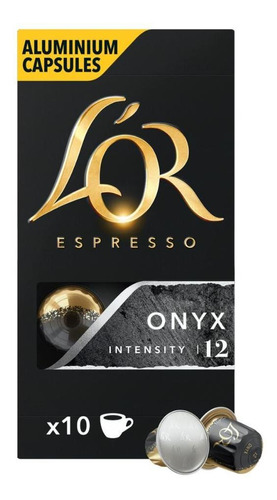 Cápsulas De Café L'or Onyx 10un