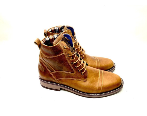 Botas  100%  Cuero  Para  Hombre  Color  Miel 