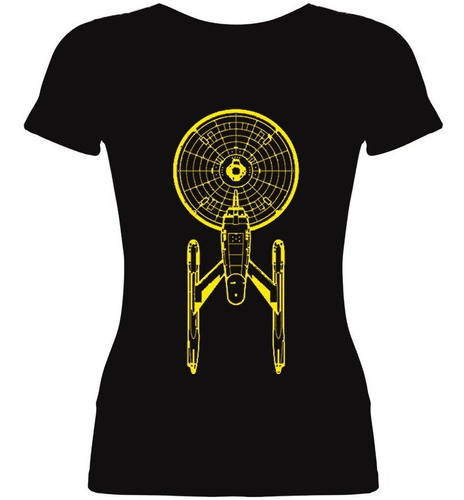 Remera Mujer Algodón Star Trek Enterprise