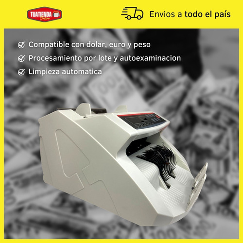 Imagen 6 de 10 de Contadora Billetes Detector Falsos Oryx Dinero Maquina Full