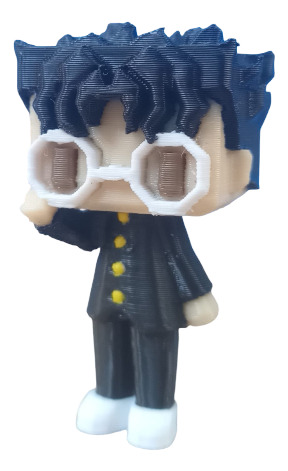 Okarun Dandadan Figura Impresión 3d Pla Pixelados_