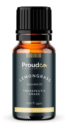 Aceite Terapeutico Esencial De Lemongrass 15ml 100% Natural