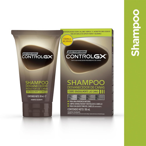 Just For Men Control Gx Kit - 3 Shampoos Desvanecedores