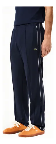 Calça Lacoste Moleto Piquet Original Paris Azul Marinho