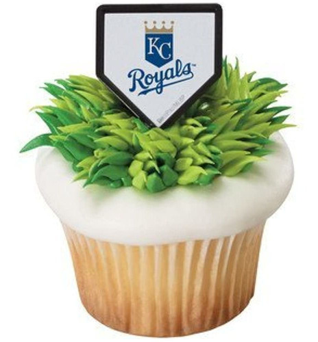 Mlb Cupcake Topper Rings Kansas City Royals Por Decopac