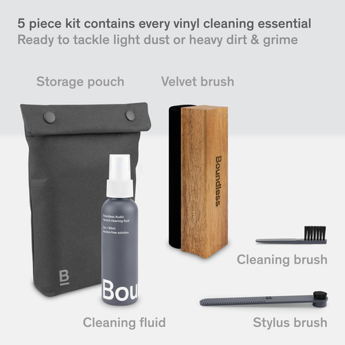 Kit De Limpieza De Discos De Vinilo Boundless Audio 5 En 1 C