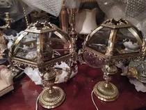 Comprar Veladores Antiguos Bronce Imperio Francés Lámpara De Mesa Xv