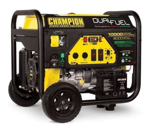 Generador Champion Dual Gasolina/gas 10000 W Envio Gratis