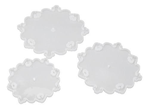 Moldes De Resina Epoxi, 3 Unidades, Silicona, Estilo Europeo