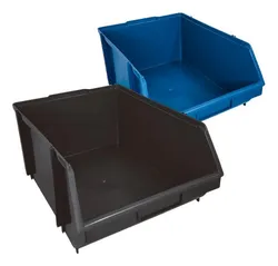 Comprar Caixa Bin Organizadora Plástica Nº8 Preta Unitário no Mercado Livre