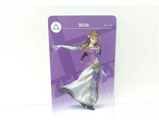 Amiibo Card Legend Of Zelda Smash Bros Princesa Zelda