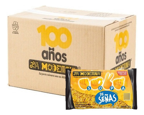 La Moderna Pasta Para Sopa De Señas Caja 20/200gr